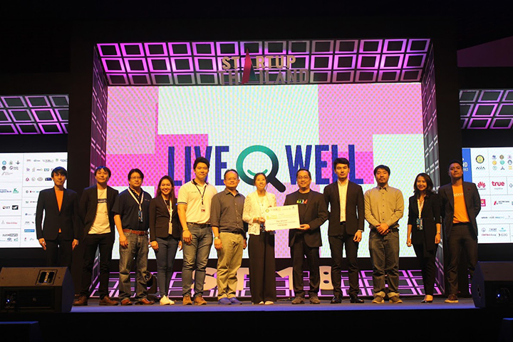 ผลงานวิจัยจุฬาฯ “ใบกะเพรา-สวิมมิ่งแคร์” ได้รับรางวัลในงาน Startup Thailand 2018