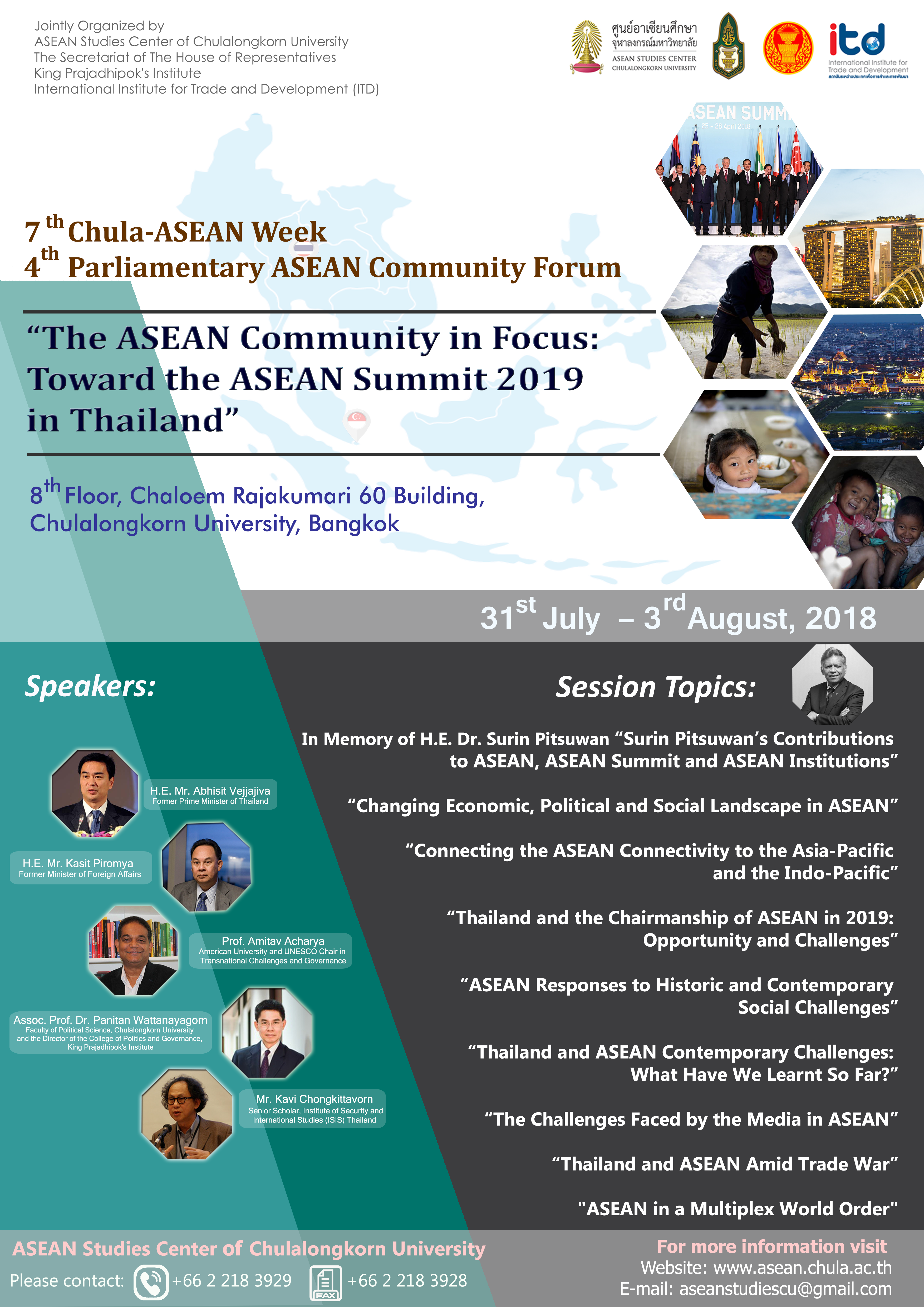 Join Us at the 7th Chula-ASEAN Week Forum  