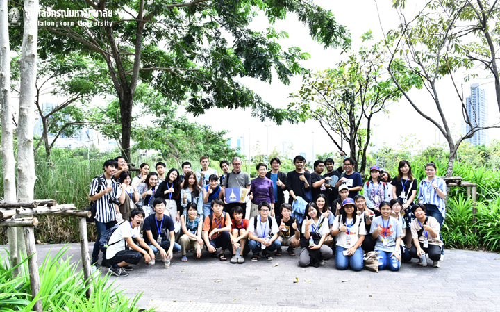 มหาวิทยาลัยเทคโนโลยีราชมงคลธัญบุรีดูงานอุทยาน 100 ปี จุฬาฯ
