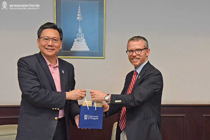 ต้อนรับคณะผู้แทนจาก The University of Glasgow สหราชอาณาจักร เยือนจุฬาฯ