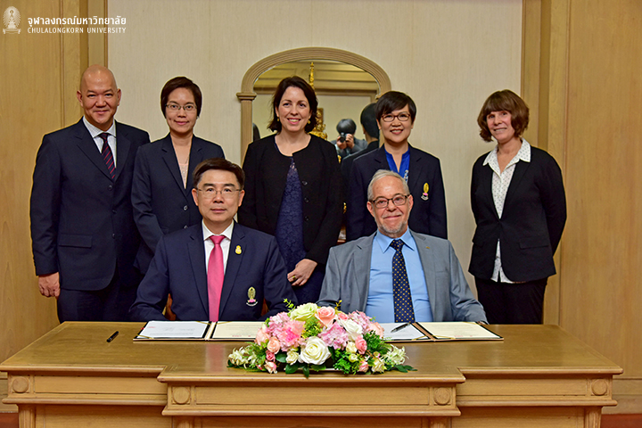 Professor Gustavo Mesch, Rector, University of Haifa ประเทศอิสราเอล และคณะเยือนจุฬาฯ