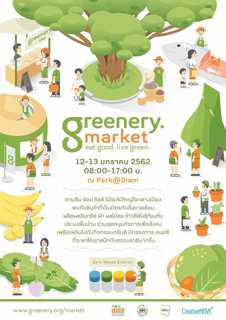“Greenery Market”  เลือกซื้อผลิตภัณฑ์เป็นมิตรกับสิ่งแวดล้อม อุดหนุนกิจการเพื่อสังคม