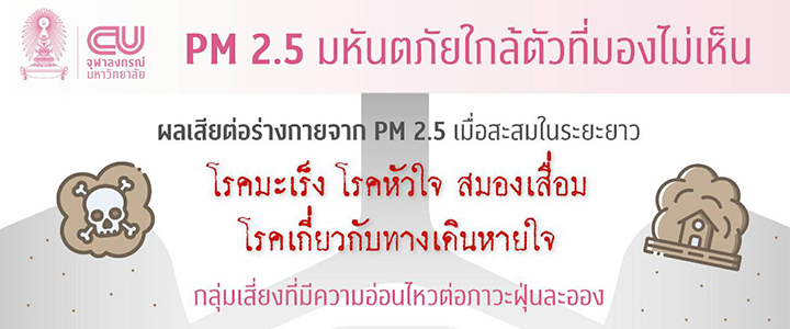 แพทย์จุฬาฯ ไขข้อสงสัย Filter “ใส่จมูกกรอง PM 2.5” ได้หรือไม่?