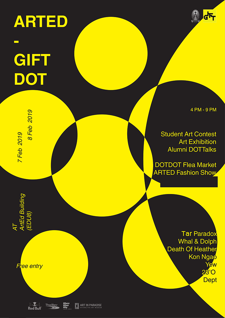 เทศกาลขนมและของขวัญครั้งที่ 29 “ARTED GIFT DOT” 7-8 ก.พ.นี้
