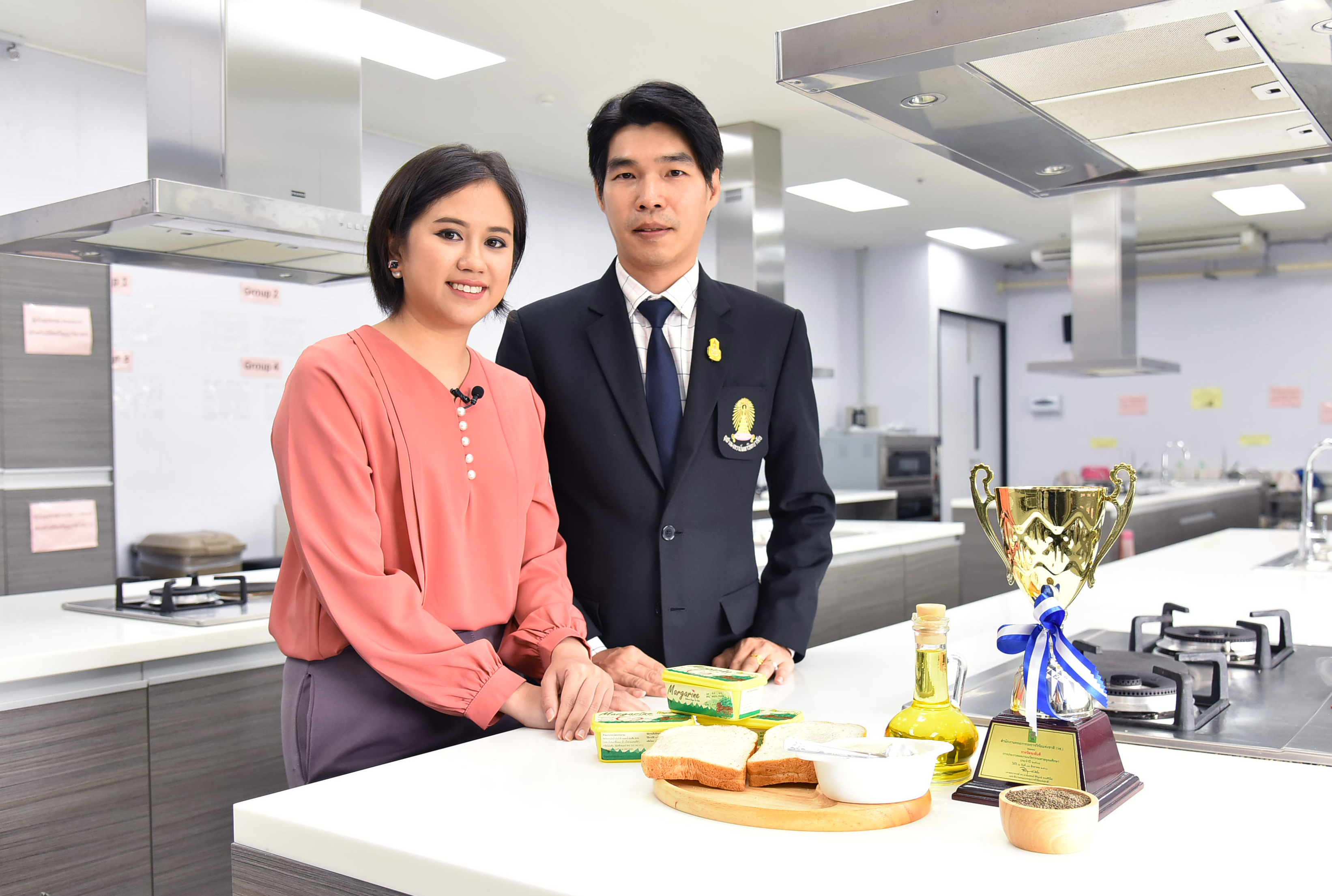 ให้สัมภาษณ์สถานีโทรทัศน์ TNN24 เรื่องงานวิจัย “เนยเทียมงาขี้ม้อน”