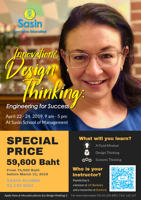 Sasin Executive Education Opens Innovation and Design Thinking Course