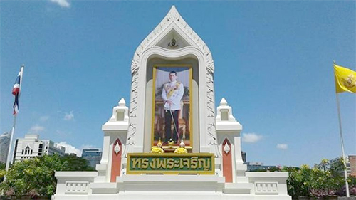 ซุ้มเฉลิมพระเกียรติเฉลิมฉลอง พระราชพิธีบรมราชาภิเษก เบื้องหลังอันทรงคุณค่าของจุฬาฯ