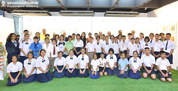 นิทรรศการงานจิตรกรรม “ประกวดภาพวาดมหาตมาคานธี”