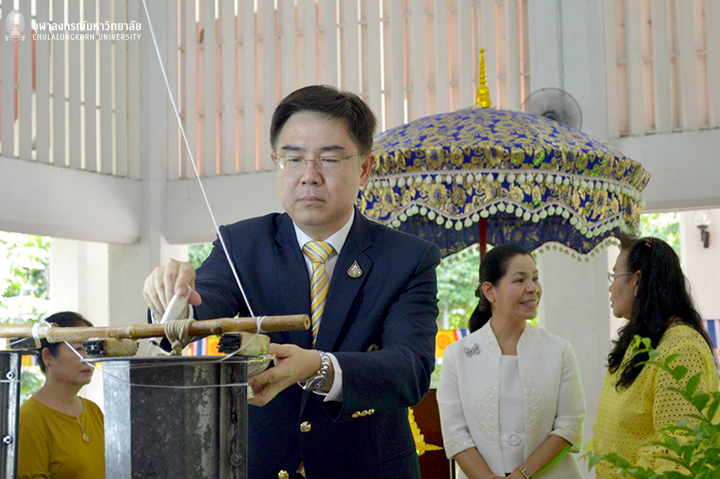 งาน “หล่อเทียนพรรษา” ประจำปี 2562 ที่ธรรมสถานจุฬาฯ