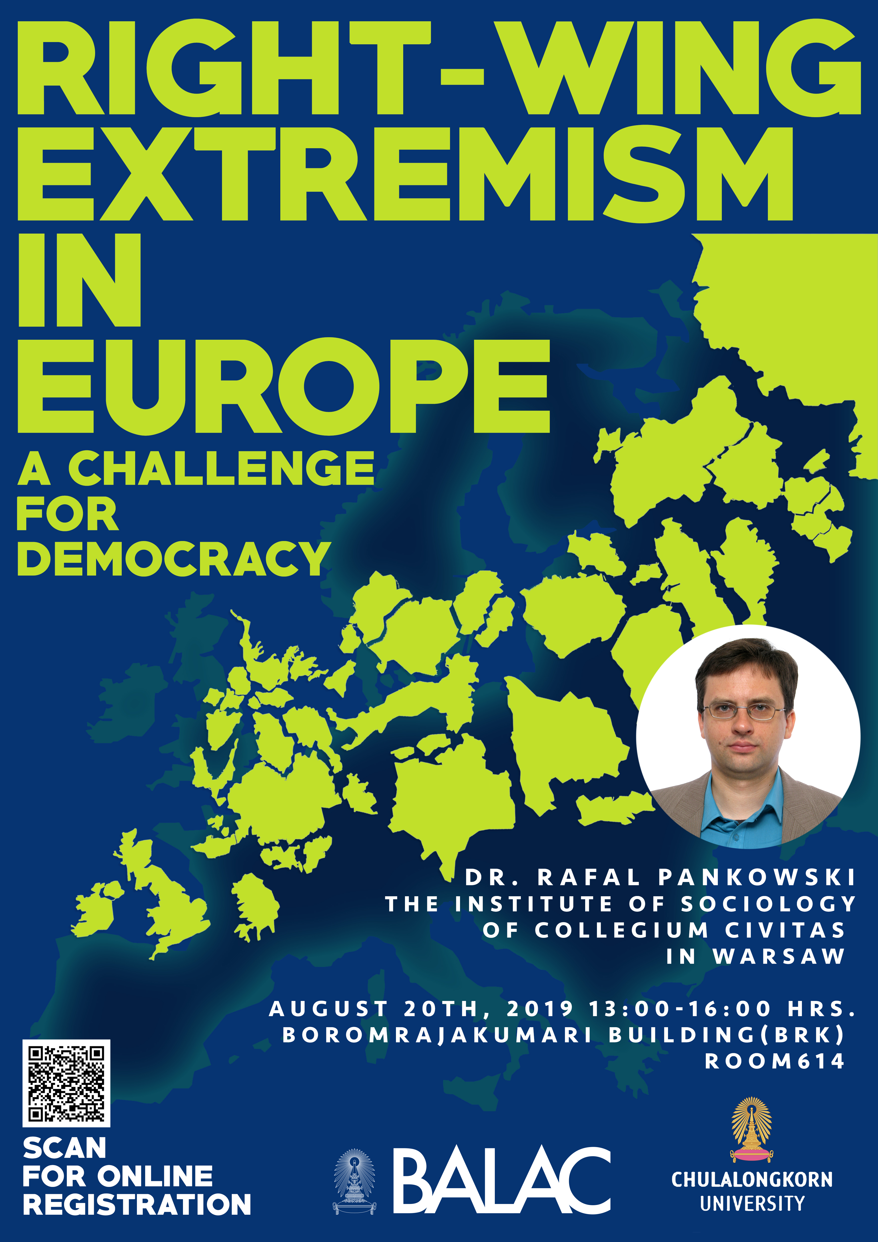 Invitation to the Special Lecture on “Right-wing extremism in Europe – a challenge for democracy”