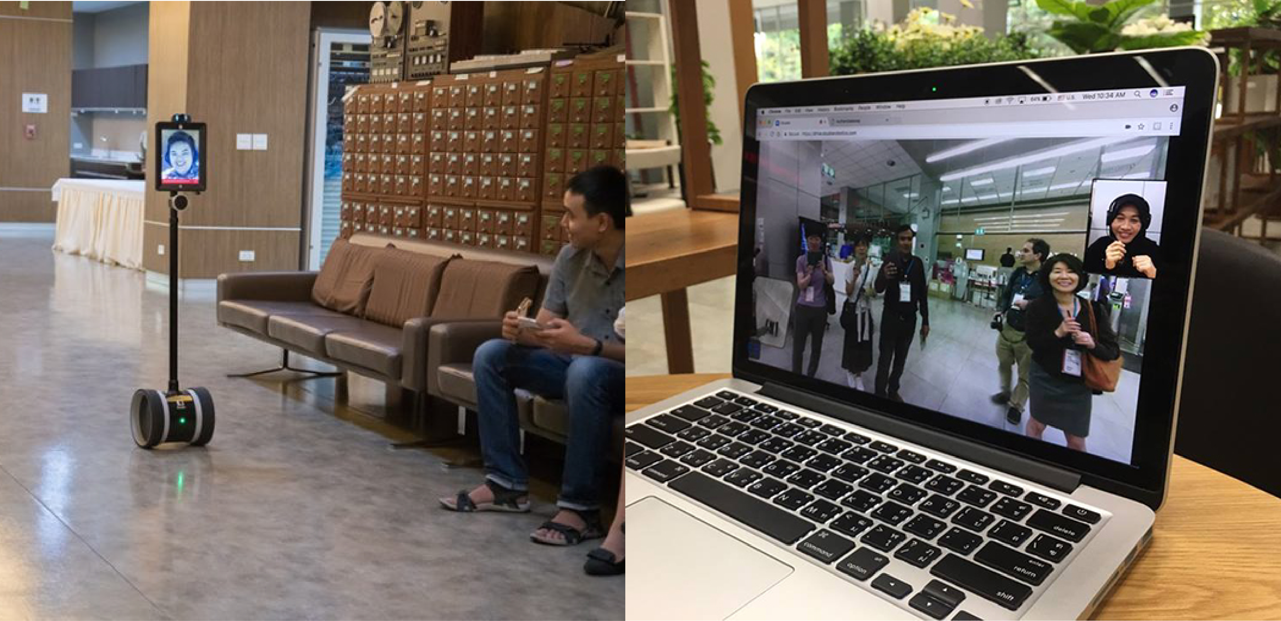 Mobile Telepresence Robotics at CU Central Library