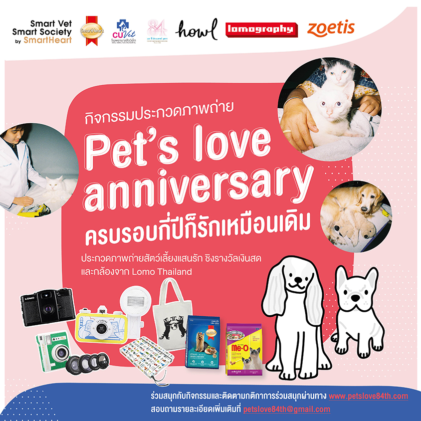 ประกวดภาพถ่ายฟิล์ม “Pet’s love anniversary ครบรอบกี่ปีก็รักเหมือนเดิม”