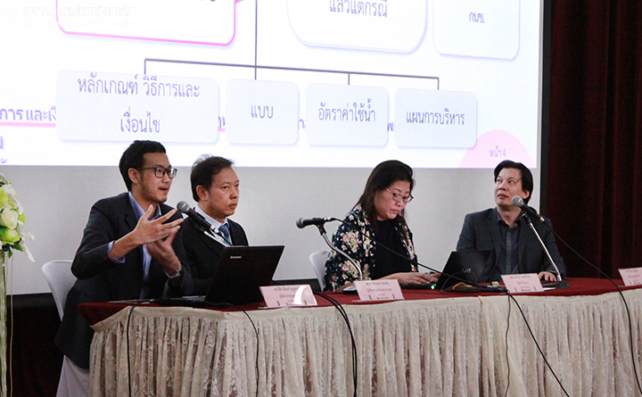 ประชุมรับฟังความคิดเห็น โครงการจัดทำหลักเกณฑ์ วิธีการ และเงื่อนไขการคิดค่าน้ำ