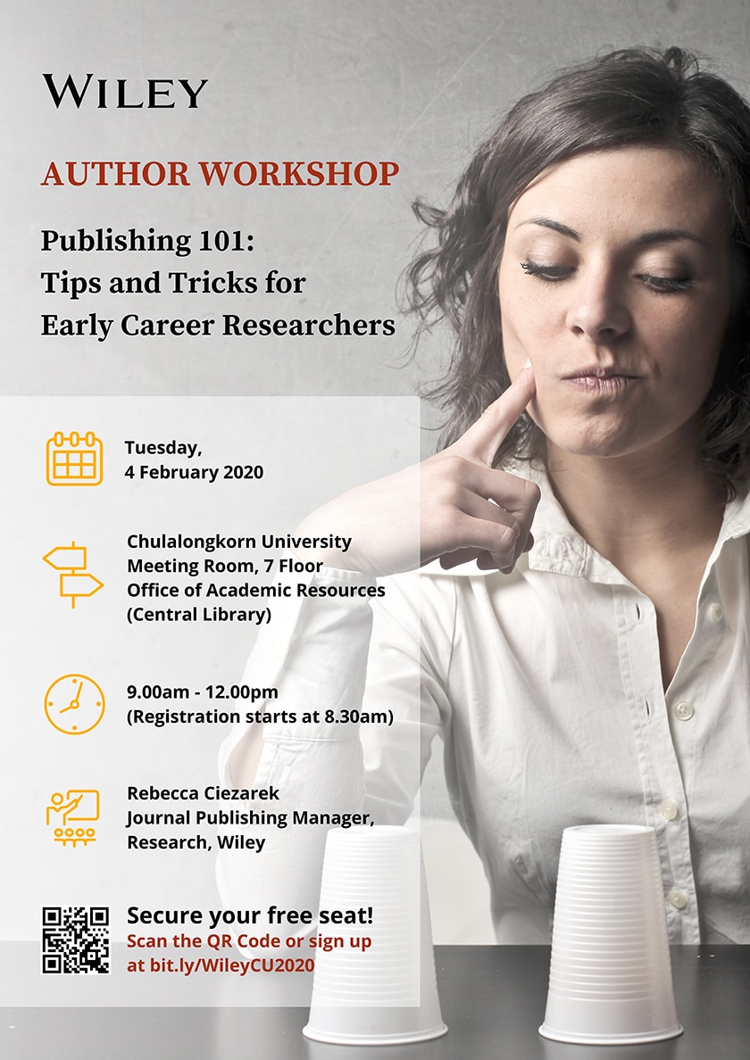อบรม “Publishing 101: Tips and Tricks for Early Career Researchers”