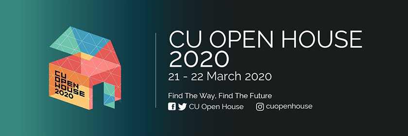 CU Open House 2020 : Find the way, Find the future