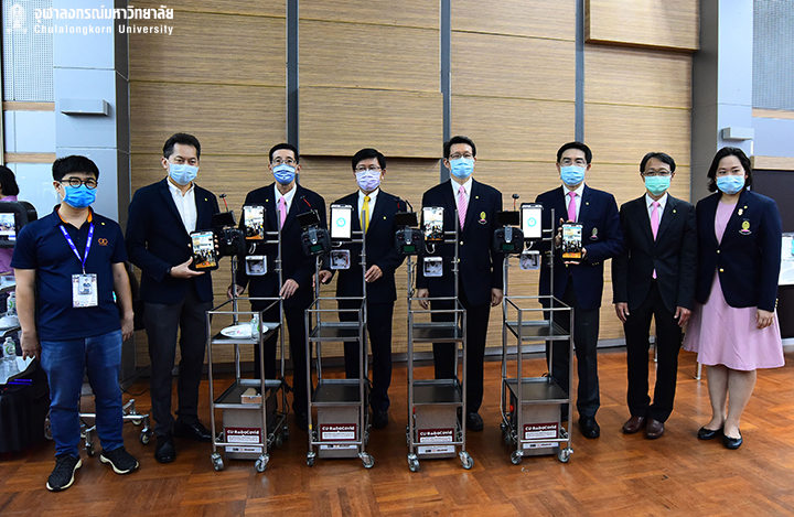 จุฬาฯ ๶�ปิดตัว “CU-RoboCOVID”หุ่นยนต์ช่วยแพทย์ให้ปลอดภัยในสถานการณ์ COVID-19