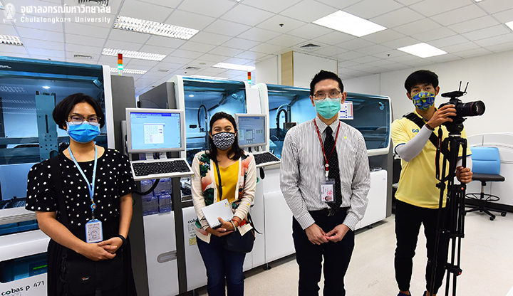 ผู้สื่อข่าวรายการ Innolife สัมภาษณ์อาจารย์แพทย์ จุฬาฯเรื่อง “เครื่องตรวจ COVID-19 อัตโนมัติ”