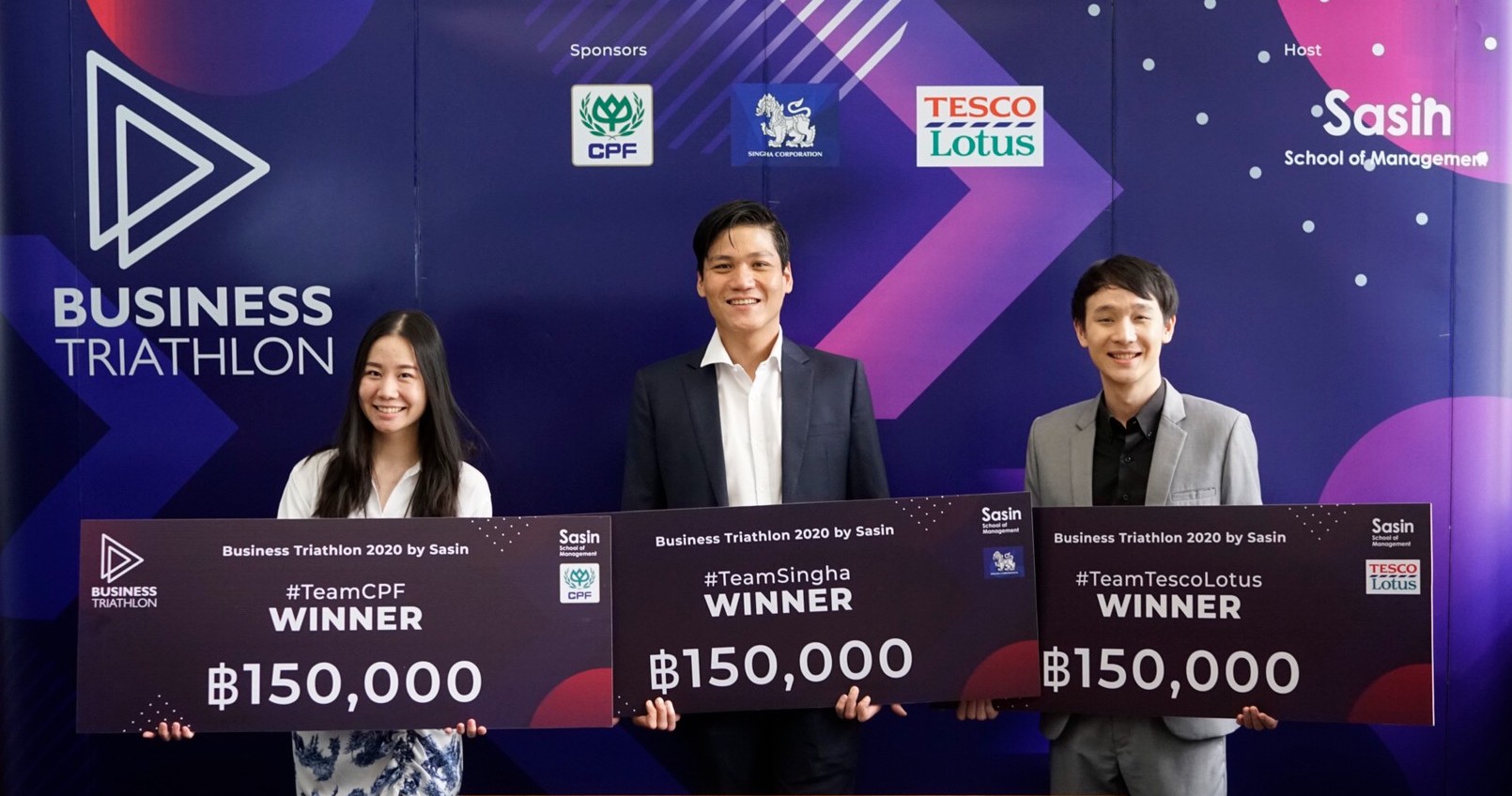 Winners from Sasin’s Business Triathlon 2020