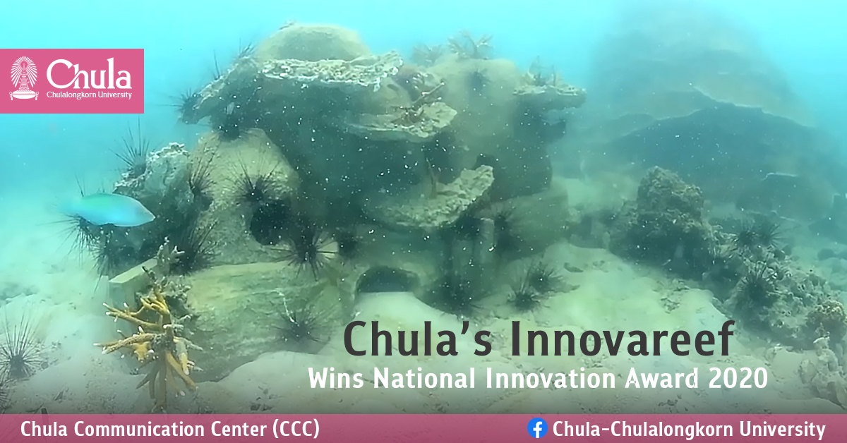 Chula’s Innovareef Wins National Innovation Award 2020