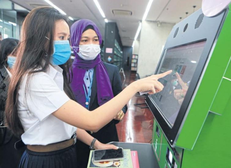 Unmanned library opens
