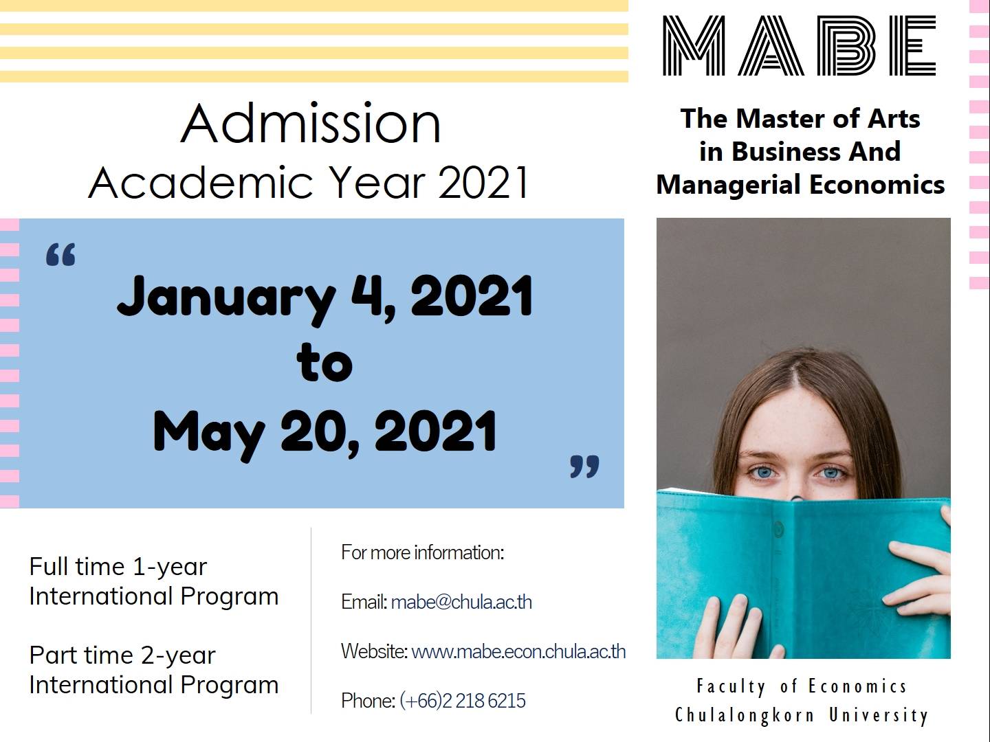 MABE Admission Open for 2021
