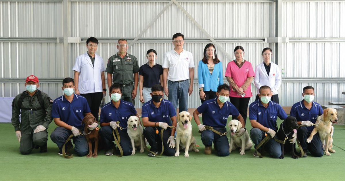 Thailand’s Chulalongkorn University trains dogs to sniff out Covid-19