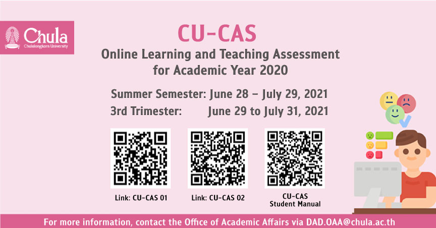 Online Learning and Teaching Assessment via CU-CAS for Academic Year 2020 (Summer Semester and 3rd Trimester)