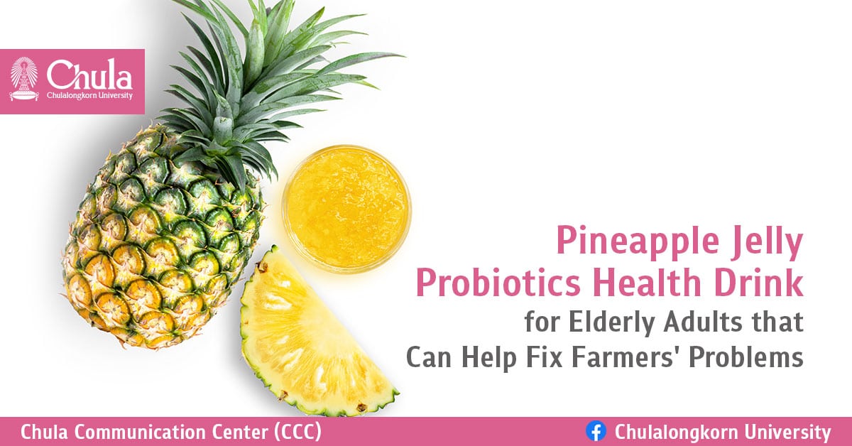 Pineapple Jelly Probiotics Health Drink for Elderly Adults that Can Help Fix Farmers’ Problems