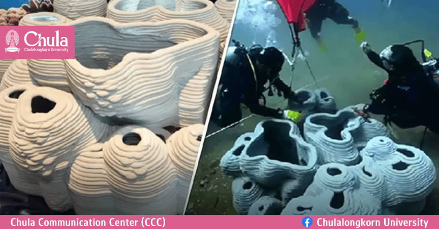 “รักษ์ทะเล” ฟื้นฟูทะเลด้วยบ้านปะการัง นวัตกรรม CPAC 3D Printing Solution