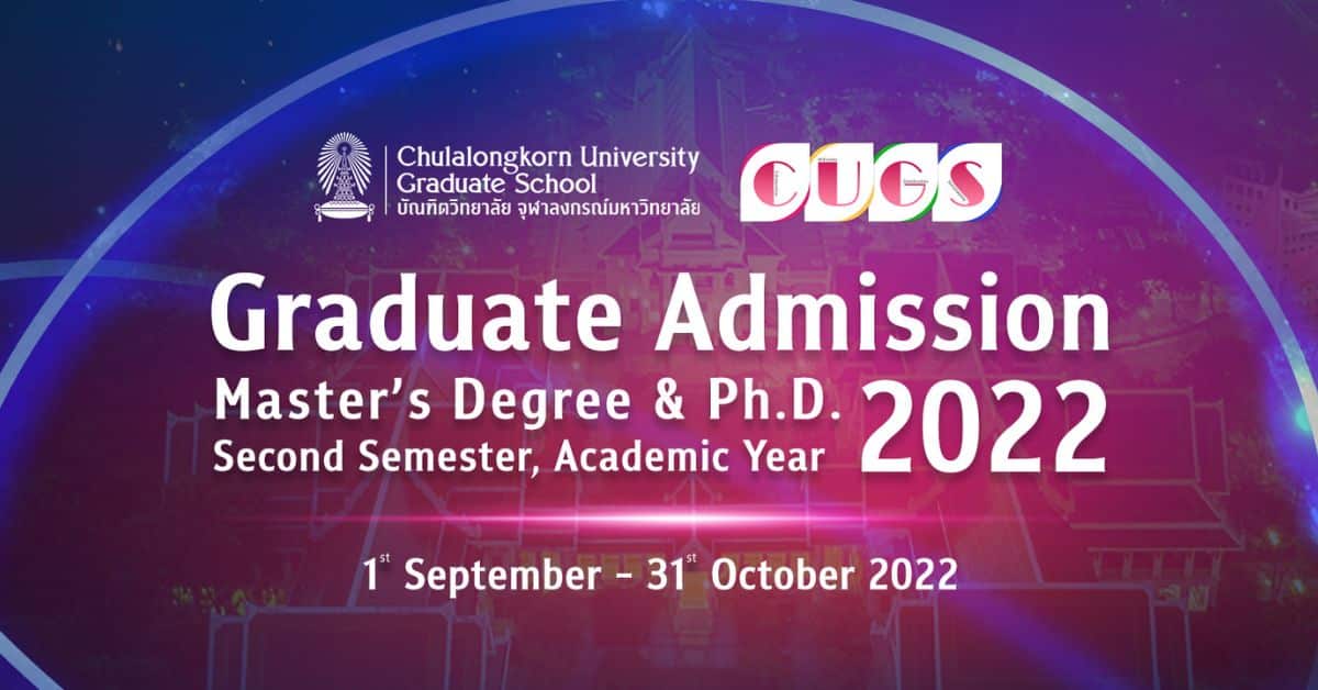 Applications Open for Graduate Admission to Master’s Degree & Ph.D. Programs for the Second Semester of Academic Year 2022 