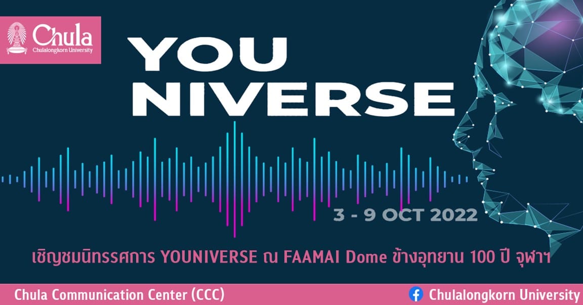 เชิญชมนิทรรศการ YOUNIVERSE ณ FAAMAI Dome ข้างอุทยาน 100 ปี จุฬาฯ