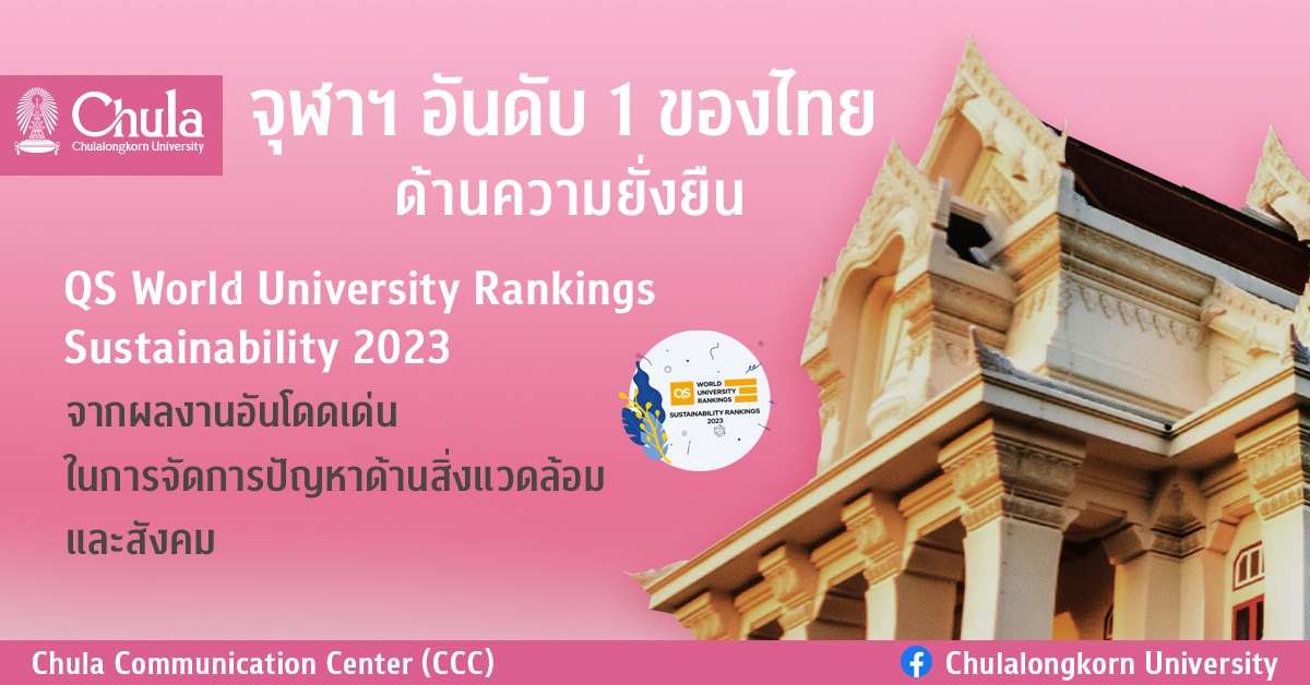????? ?????? 1 ?????? ?????????????????????????? QS World University Rankings : Sustainability 2023