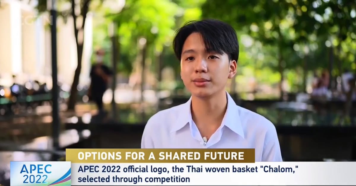 APEC 2022 Official Logo, the Thai Woven Basket ‘Chalom,’ Designed by Chula Sophomore Architecture Student Was Selected Through Competition