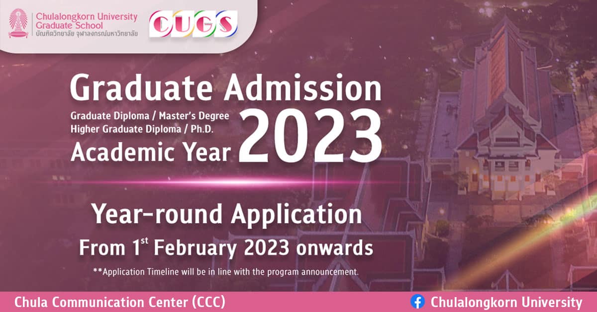 Graduate Admissions for Academic Year 2023