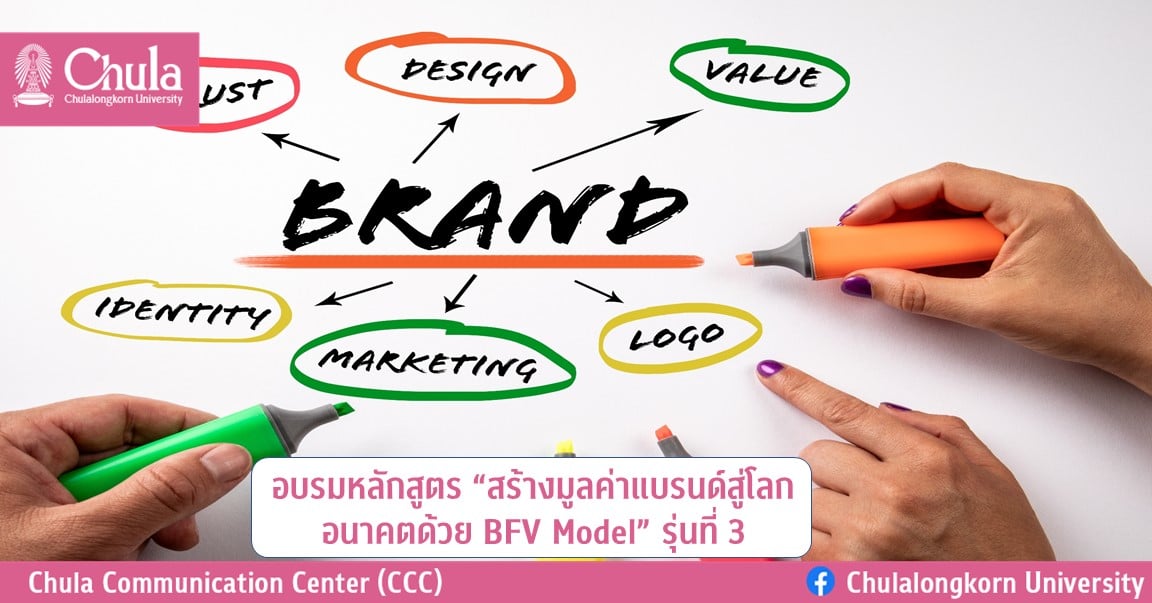 อบรมหลักสูตร “สร้างมูลค่าแบรนด์สู่โลกอนาคตด้วย BFV Model” รุ่นที่ 3