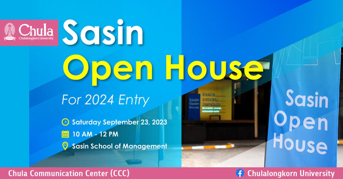 Sasin Open House for 2024 Entry?