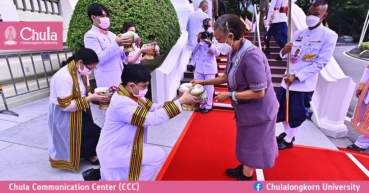 สมเด็จพระกนิษฐาธิราชเจ้า กรมสมเด็จพระเทพรัตนราชสุดา ฯ สยามบรมราชกุมารี เสด็จฯ แทนพระองค์พระราชทานปริญญาบัตรแก่บัณฑิตจุฬาฯ ปีการศึกษา 2565 เป็นวันที่สาม