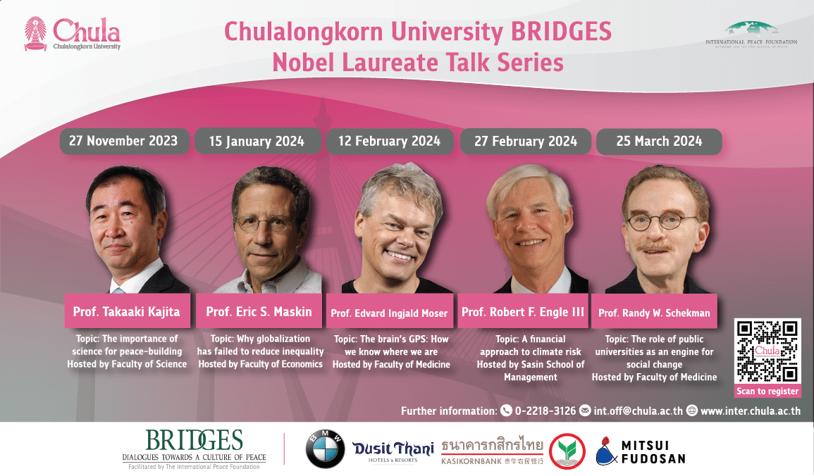 Chulalongkorn University BRIDGES Nobel Laureate Talk Series