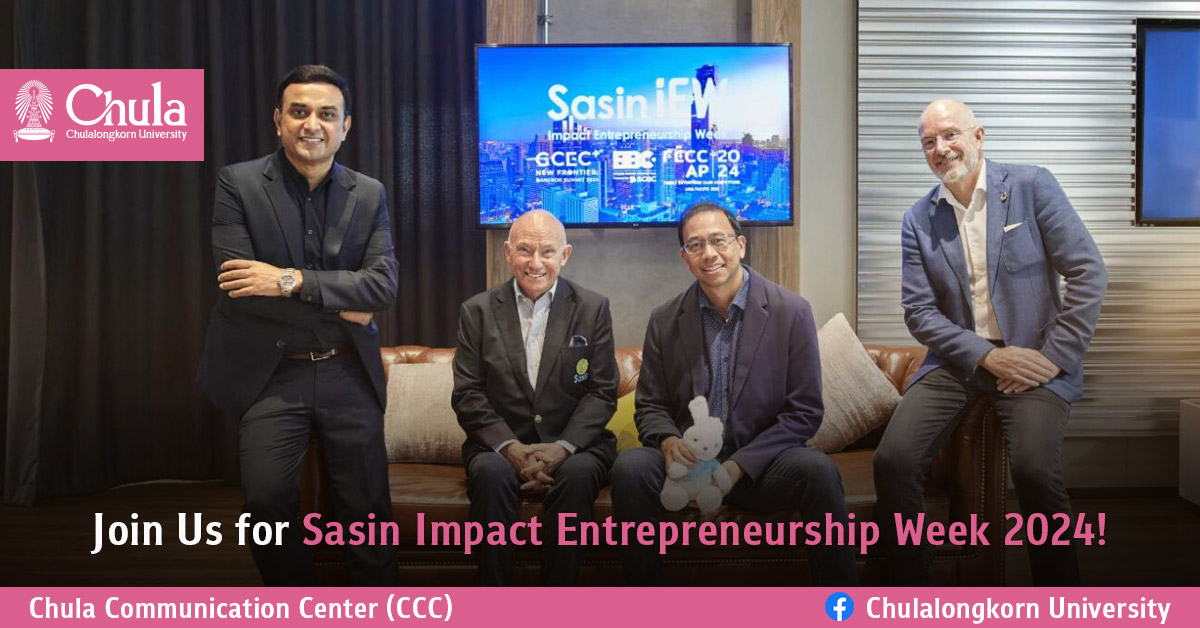 Join Us for Sasin Impact Entrepreneurship Week 2024!?