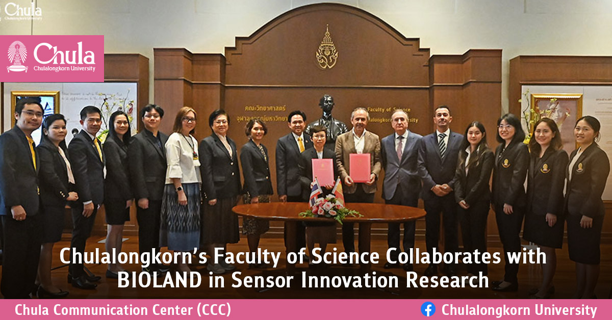 Chulalongkorn��s Faculty of Science Collaborates with BIOLAND in Sensor Innovation Research?