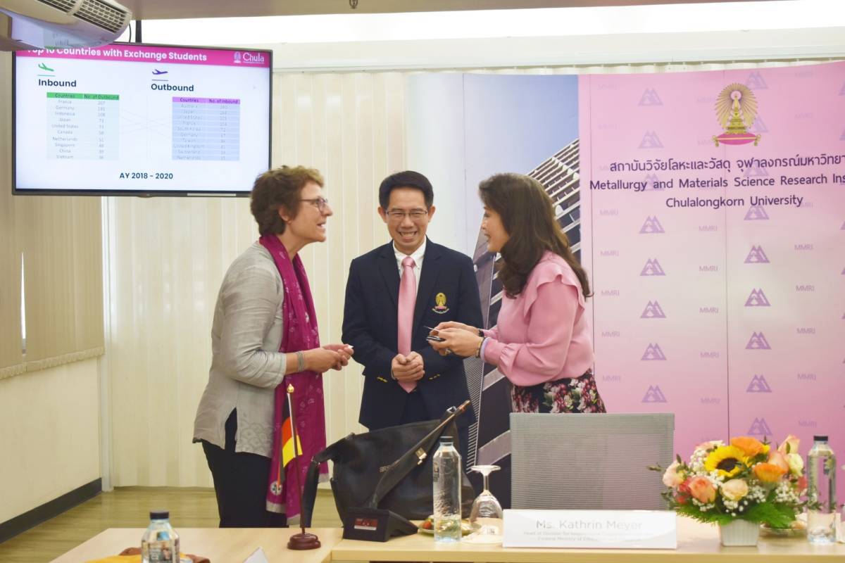 Chula Metallurgy and Materials Science Research Institute (MMRI) Welcomes Executives from the Federal Ministry of Education and Research (BMBF)?