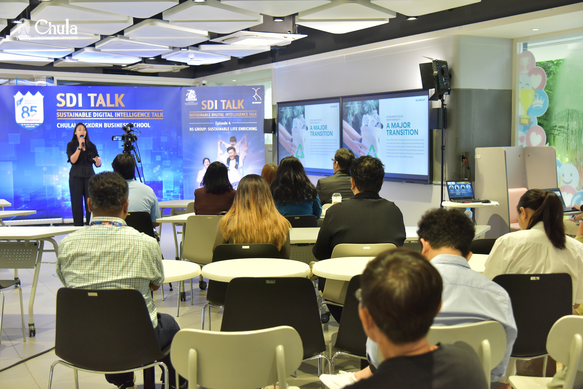 Chulalongkorn Business School Hosts SDI Talk (Sustainable Digital Intelligence Talk) EP#4 RS Group