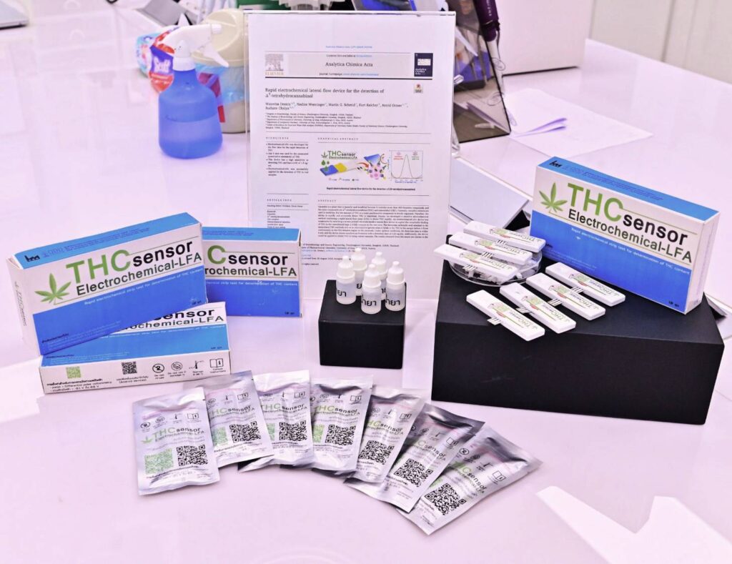 Test Kit for THC Amount in Cannabis Products -- Chula Innovation to Reduce Health Risk and Increase Consumer Safety?