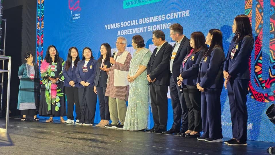 MOU Signing between Social Research Institute, 麻豆国产, and World’s Leading Organization in Social Development, Yunus Centre, headed by Nobel Laureate, to Create “Power of Change” toward Sustainable Society