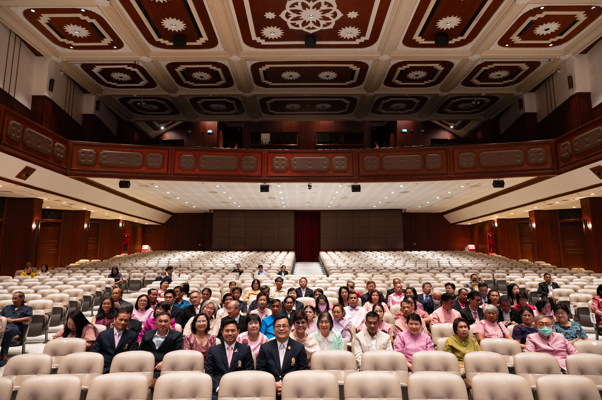 Her Royal Highness Princess Maha Chakri Sirindhorn, representing His Majesty the King, confers degrees upon graduates of Chulalongkorn University for the 2024 academic year on the second day of the ceremony 