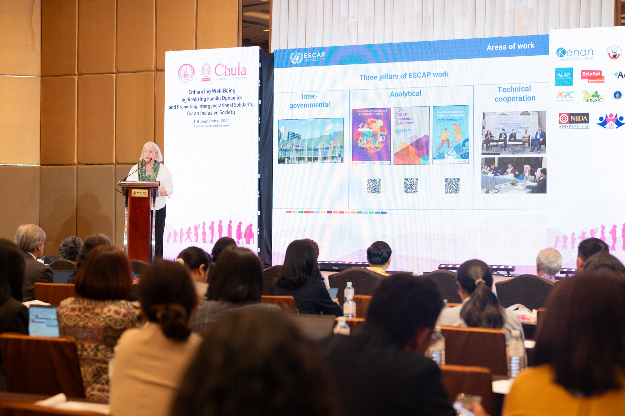 The College of Population Studies, �鶹����, in collaboration with the Department of Older Persons, organized an international academic conference