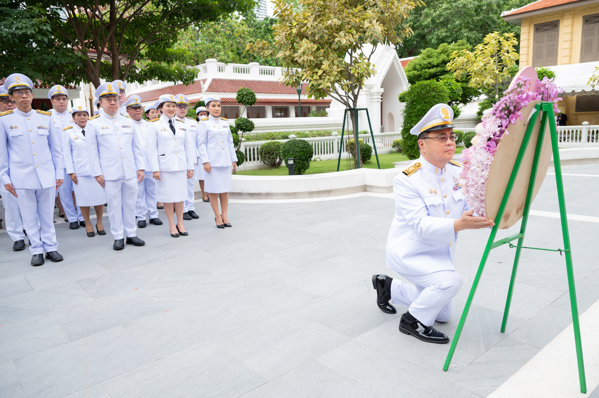 Chula Administrators Attend the Wreath-Laying Ceremony in Honor of Prince Mahidol of Songkhla on Mahidol Day?