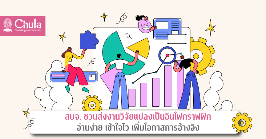 สบจ. ชวนส่งงานวิจัยแปลงเป็นอินโฟกราฟฟิก อ่านง่าย เข้าใจไว เพิ่มโอกาสการอ้างอิง