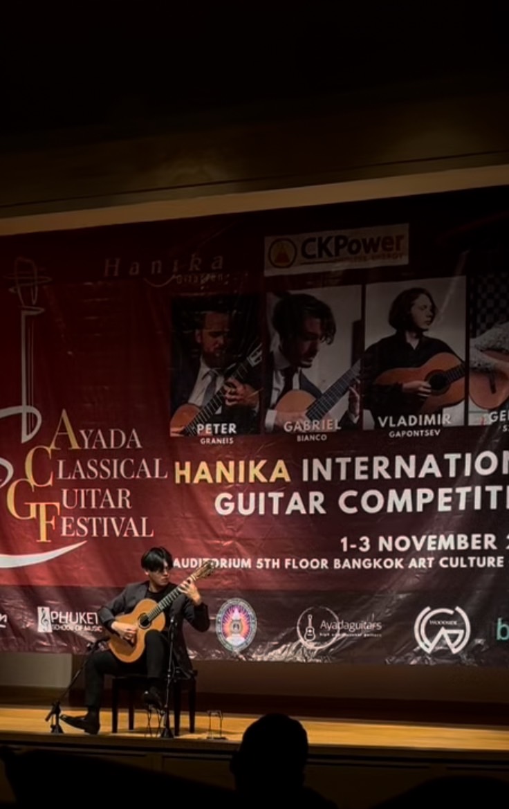Chula��s Faculty of Fine and Applied Arts Student Wins Runner-up in an International Classical Guitar Competition?