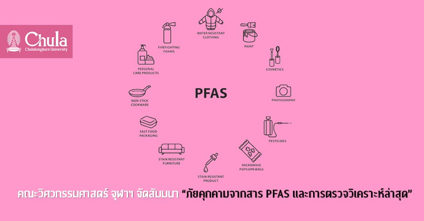 คณะวิศวกรรมศาสตร์ จุฬาฯ จัดสัมมนา “ภัยคุกคามจากสาร PFAS และการตรวจวิเคราะห์ล่าสุด”